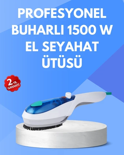 Seyahat Tipi Buharlı Ütü Portatif Kırışıklık Açıcı ürün görseli 1