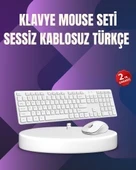 Kablosuz Klavye Mouse Takımı - Ergonomik, Sessiz ve Enerji Tasarruflu - Resim 2