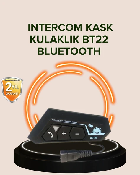 Bluetooth 5.0 Motosiklet Kask Kulaklık Eller Serbest ve Müzik Özellikli ürün görseli