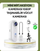 1080P WiFi Spor Kamerası Su Geçirmez Mini Aksiyon Kamera - Resim 2