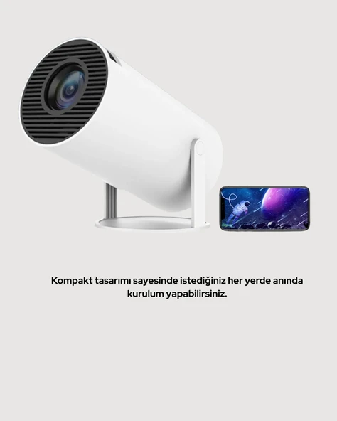 Ultra Pro Full HD ve 4K Destekli 130 İnç Projeksiyon Cihazı - 3