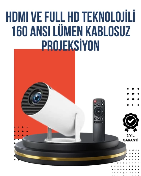 Kablosuz Bağlantılı Ultra Pro Projeksiyon - 1