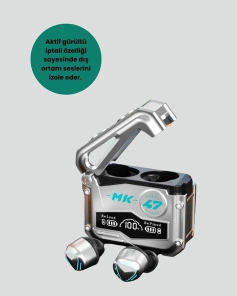 Kablosuz Kulaklık – 3D Ses ve Gürültü Engelleme - 4