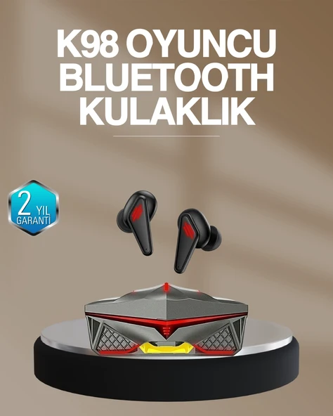 Kablosuz Bluetooth 5.0 Metal Kasa Gaming Kulaklık