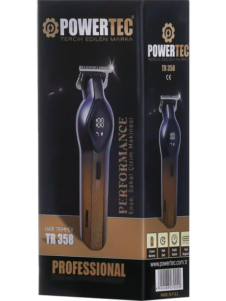 Powertec TR-358 Sakal Ense Tıraş Makinesi - 5
