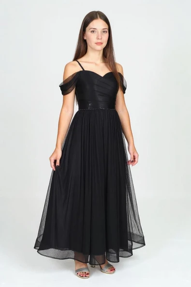 Dilina Kız Çocuk Şifon Abiye M00747 - Resim 5