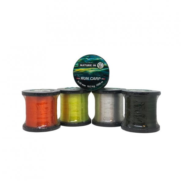 Nature in run carp 0,45mm 1000m yeşil makara - 4