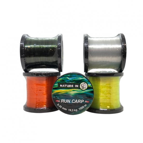 Nature in run carp 0,45mm 1000m yeşil makara - 5