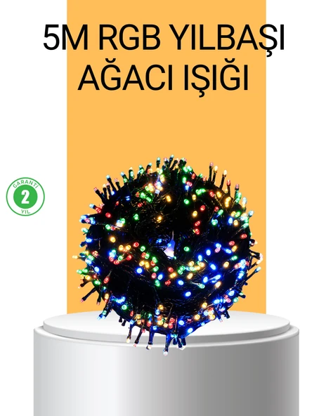 Dekoratif LED Çelenk Işık 8 Farklı Aydınlatma Modu ürün görseli