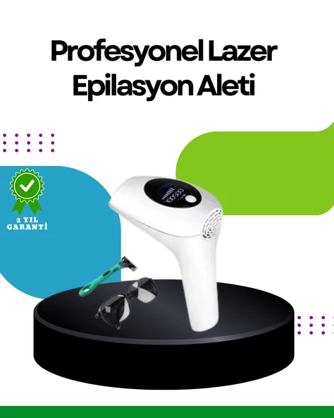 Hasuba IPL Lazer Epilasyon Cihazı HS-262 Kadın ve Erkek İçin ürün görseli