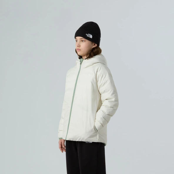 The North Face PERRITO Kapşonlu İki Tafaflı Kız Çocuk Ceketi NF0A88UEBQ11 - Resim 5