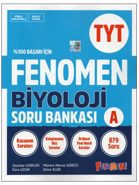 Fenomen Tyt Biyoloji Soru Bankası