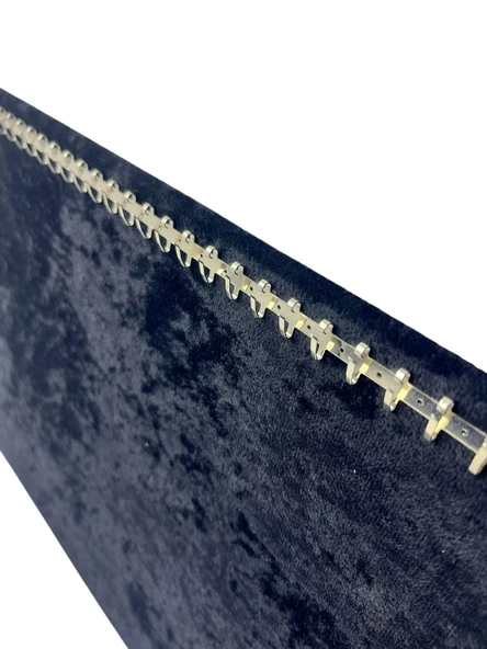 Metal Malzeme Gümüş Renk Bir Metre 92 Kancalı Tesbih&Takı Sergileme Askısı - Resim 2