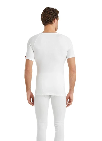 Blackspade 9258 Beyaz Unisex Kısa Kollu Termal Üst - Resim 2