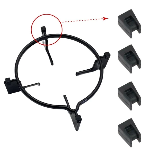 Beko HISG64221SW, HISG64121SB ,AOCG64110DB, AOCG64210DG, HISM64221SXUyumlu Ocak Lastiği 4 adet - Resim 3