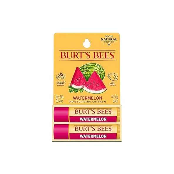 Burts Bees Karpuz Aromalı Nemlendirici Dudak Balmı 4,25 g ürün görseli