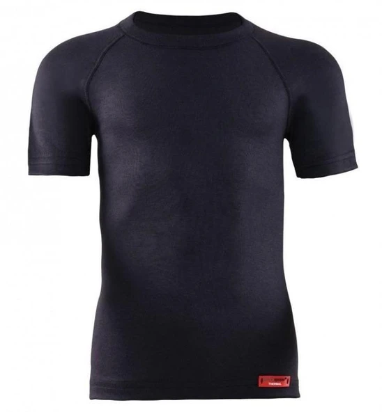 Blackspade 9267 Siyah Termal Çocuk Kısa Kollu Yuvarlak Yaka T-Shirt ürün görseli 1
