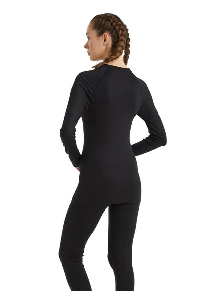 Blackspade 9259 Siyah Unisex Uzun Kollu Yuvarlak Yaka T-Shirt - Resim 4