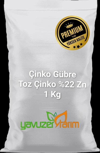 Çinko Gübre Bitki Besini Toz Saf Çinko %22 Zn Bitki Filiz Geliştirici 1 Kg ürün görseli