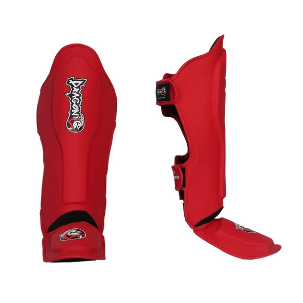 DragonDo 40721-P Kaval Ayak Koruyucu 0825 Kırmızı Kick Boks Kaval Koruyucu - 1
