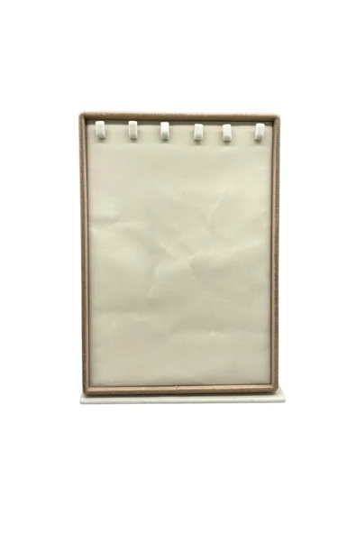 Süet Kumaş Tırnaklı Krem Renk 34/24 Cm Ayaklı Tırnaklı Tesbih Takı Standi - Resim 2