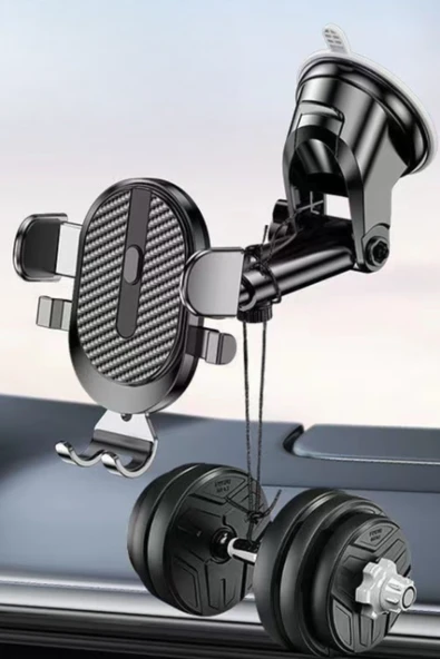 Yumax - MX1 - Vakumlu Araç İçi Telefon Tutucu - 240 Derece Oynar Başlık - 22cm Uzayabilen Kol - İz Bırakmayan Tasarım