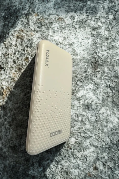 Yumax - 10000 mAh MX8 Powerbank - 2.4A Çift USB Çıkışlı - Hızlı Şarj Destekli - Taşınabilir Şarj Cihazı - 2