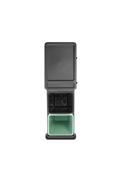 Brabantia Sort&go Buılt–ın Dark Grey Çöp Kutusu 2x30lt - 4