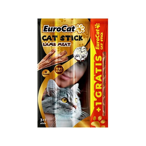 EuroGold Cat CatStick Kuzu Etli 4x5 gr ürün görseli