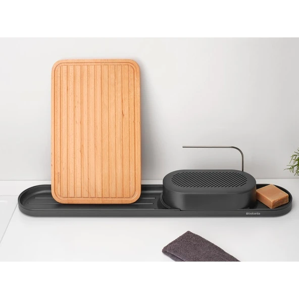 Brabantia Sınkstyle Infınıte Grey Lavabo Tezgah Düzenleyici Ve Kurutma Tepsisi - Resim 3