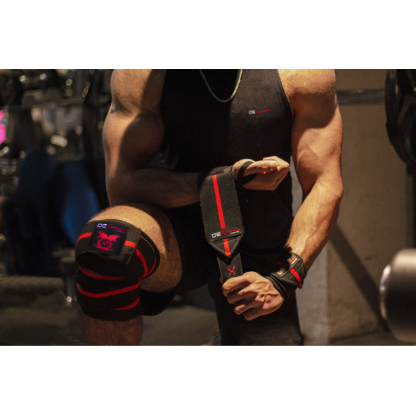 Dex Supports Elite Knee Wraps Diz Bandajı 2’li Paket - 2