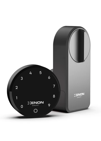 Xenon Smart Akıllı Motorlu Kapı Kilidi Uzaktan Kilitleme ve Açma Mobil Kontrol Şifre Parmak İzi Smart Lock X8070