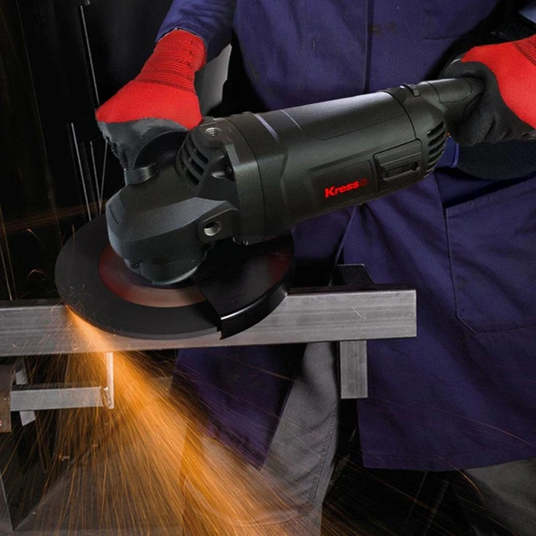 Kress KUS35P 2200Watt 230mm Profesyonel Büyük Taşlama - Resim 3