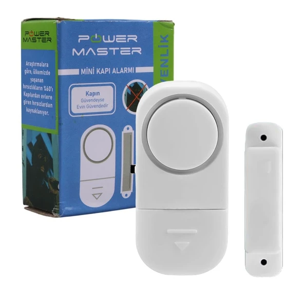 Powermaster PM-17795 Mini Kapı Alarm Sistemi Manyetikli Kapı Pencere Alarmı - 7