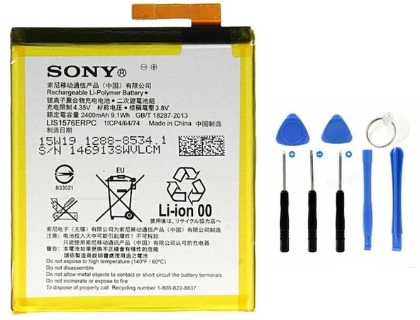 Sony Xperia M4 Aqua Pil Batarya E2303 LIS1576ERPC ve Tamir Seti - 1