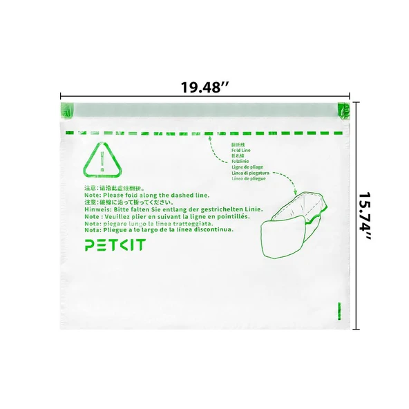 PETKIT TRASH BAGS 20BGS GREEN - 4