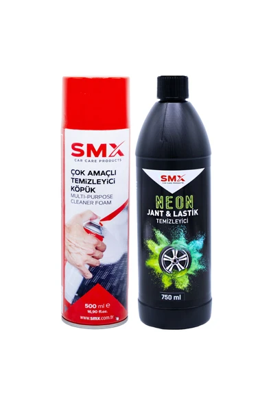 SMX Çok Amaçlı Temizleyici Köpük 500 Ml + Neon Jant Temizleyici 750 ml. ürün görseli 1