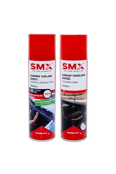 SMX Sunroof Temizleme Köpüğü 300 mL + Yağlama Spreyi 300 mL. ürün görseli 1