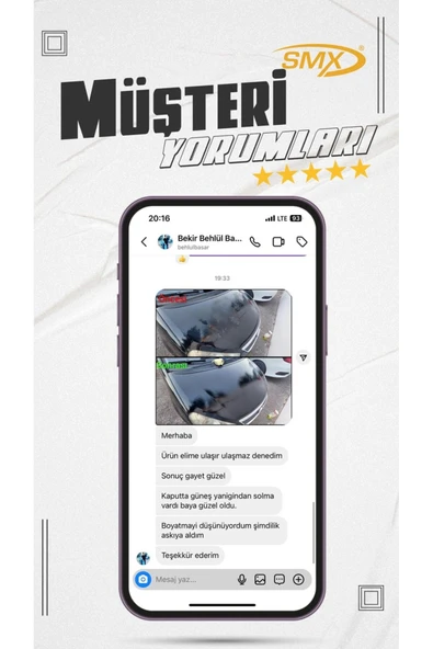 SMX Vernik Sökücü + Hediye 3'Ü 1 Arada Cila-Boya Koruma-Hare Giderici - Resim 2