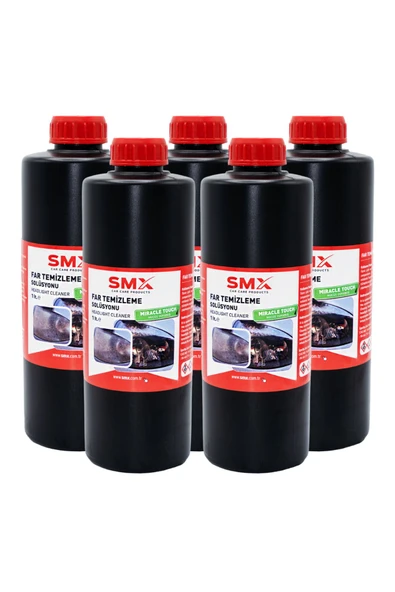 SMX Far Temizleme Solüsyonu 1Lt. 5 Adet ürün görseli