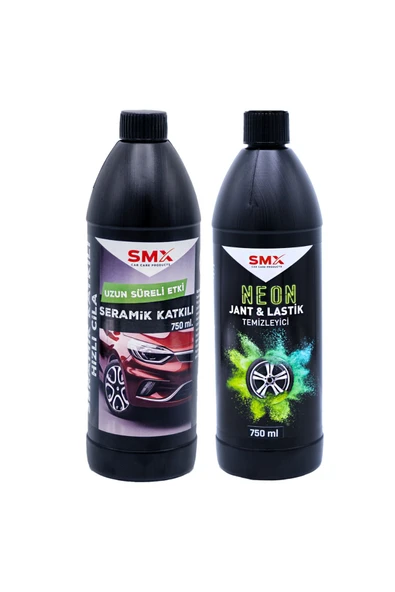 SMX Seramik Katkılı Hızlı ve Pratik Cila 750ml.+ Neon Jant Temizleyici 750 ml. ürün görseli 1
