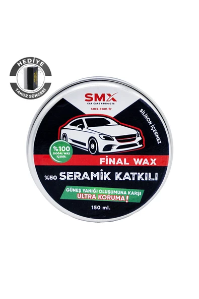 SMX Final Wax 150 mL + Hediye Takoz Cila Süngeri ürün görseli 1