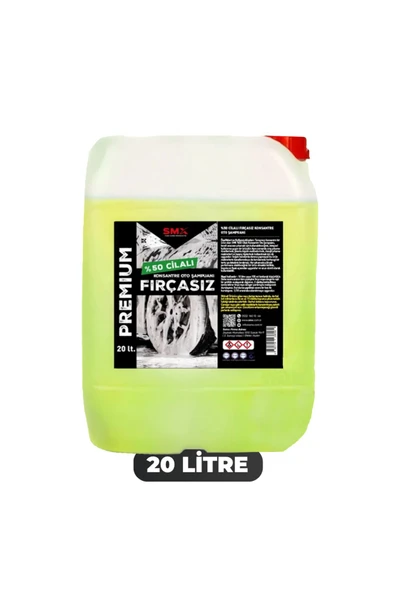 SMX %50 CİLALI KONSANTRE FIRÇASIZ OTO ŞAMPUANI (20 Lt) ürün görseli