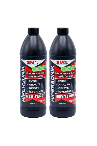 SMX HİPERSONİK - Dünyanın En Hızlı Temizleyicisi 2 Adet 750 ml