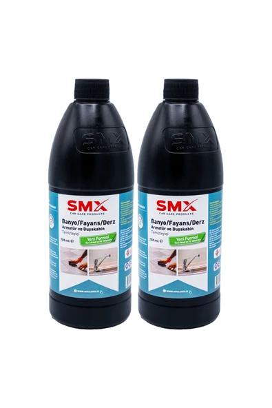 SMX Banyo-Fayans-Derz-Armatür ve Duşakabin Temizleyici 750 Ml. 2 Adet