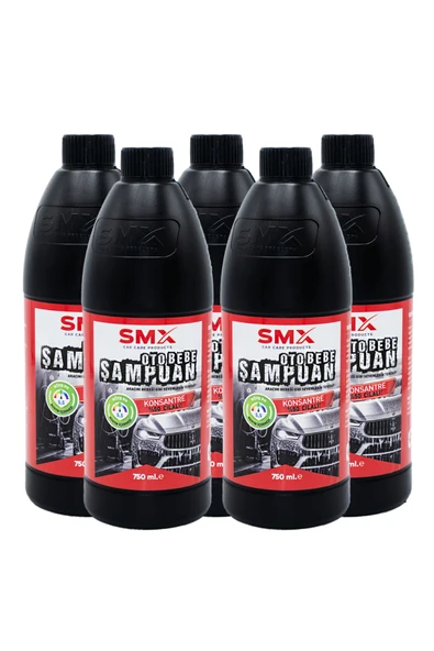 SMX Oto Bebe Şampuanı 750 ml 5 Adet ürün görseli