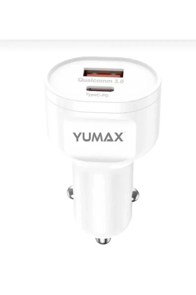 Süper Hızlı Şarj Led Işıklı Dual USB Araç Şarj Başlığı - 55W Turbo Uyumlu - 4