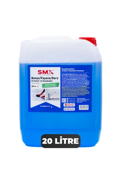SMX Banyo-Fayans-Derz-Armatür ve Duşakabin Temizleyici 20 Lt.