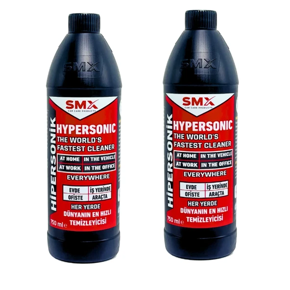 SMX HİPERSONİK - Dünyanın En Hızlı Temizleyicisi 2 Adet 750 ml ürün görseli 1