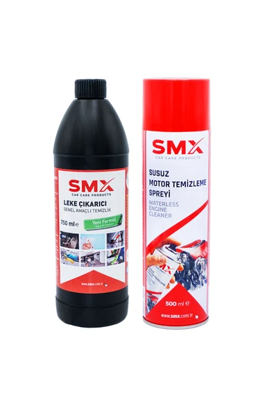 SMX Leke Çıkarıcı /Genel Amaçlı Temizlik Ürünü 750ml+ Susuz Motor Temizleme Spreyi 500 Ml ürün görseli 1